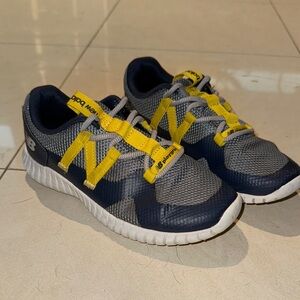 New Balance Blue and Yellow Sneakers Dynamic Mesh Design
